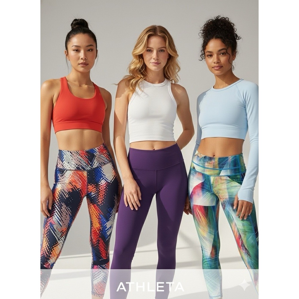 ATHLETA Legging Bundle (3) ☁️‎ High Rise Yoga Pilates Gym Essentials • Size XS